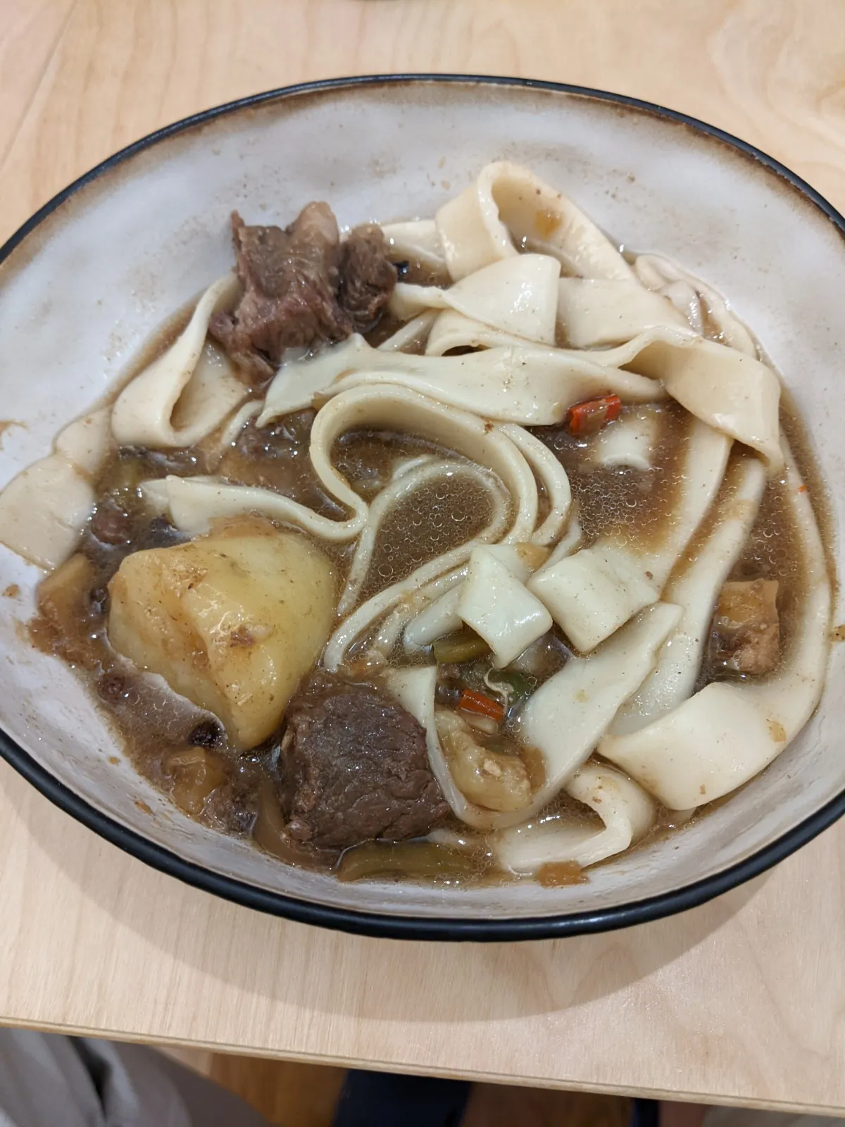 手工面条 with pasta machine