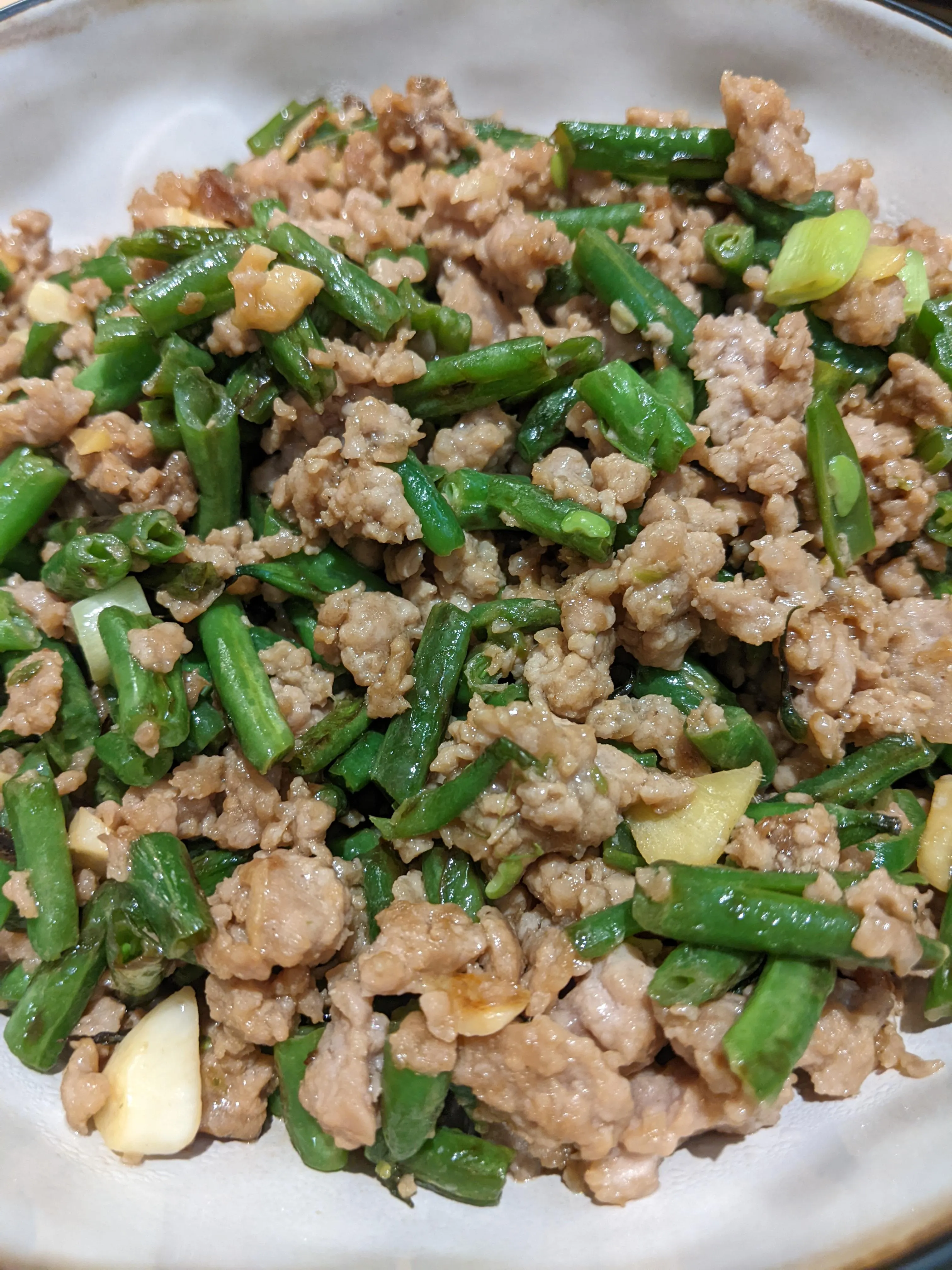 干煸豆角肉末